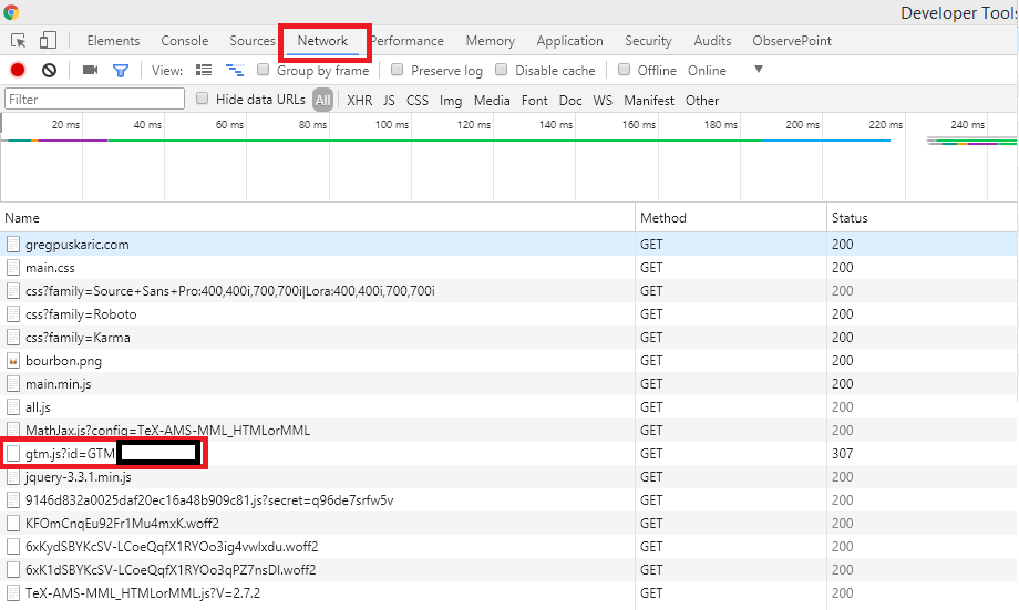 gtm debugging